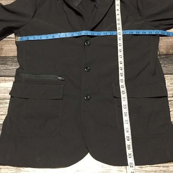 Eddie Bauer Travex Blazer Men’s 44 Gray 3 Button Performance Jacket - Picture 2 of 9